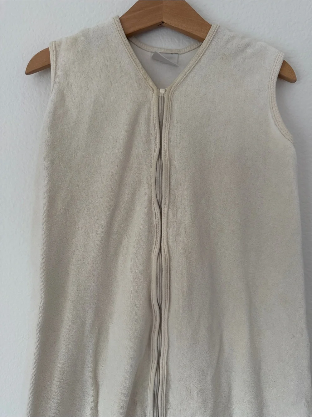CastleWare SLEEVELESS ORGANIC COTTON FLEECE SLEEPER BAG TOG 2.0 sz L (12-18 mos)